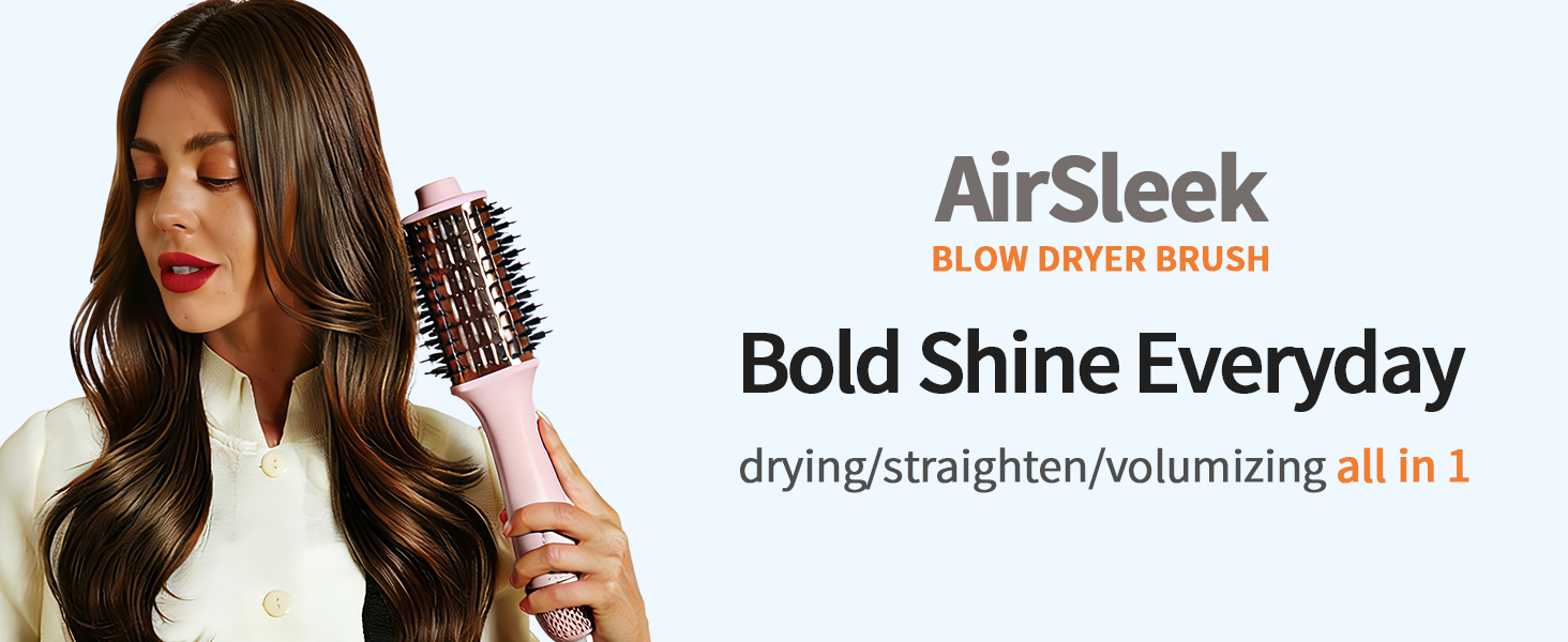 Blow Dryer Brush—drying/straighten/volumizing all in 1