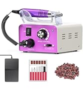 Subay Nail Drill Electric Nail File, 35000RPM Professional Efile Nail Drill Machine for Acrylic N...