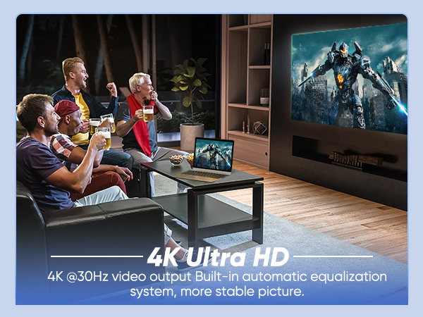 4K HDMI Extender HDMI Over Ethernet CAT5e CAT6 CAT6a CAT7 KVZOO HDMI Transmitter Receiver