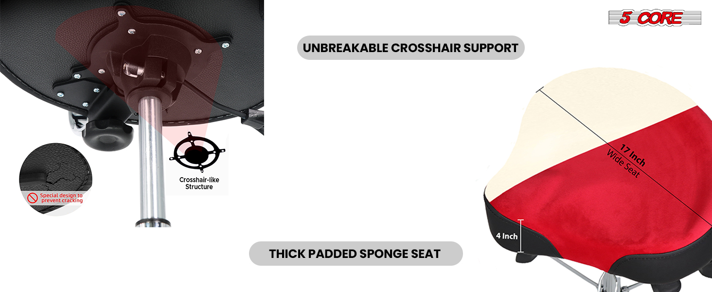 5 CORE Drum Throne with Backrest 4