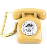 MCHEETA Rotary Phone, Desk Phones, Retro Phones for Landline, Vintage Corded Telephone with Redia...