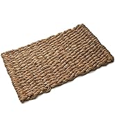 Kings County Tools Natural Jute Woven Door Mat | Hides Dirt and Cleans Shoes Outside of Home | Be...