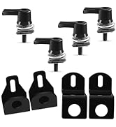 Saddlebag Lock Hardware Bolt Kit, Theft Deterrent SaddleBag Lever Locks Mounting Hardware Screws ...