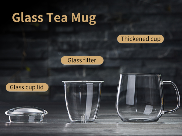 glass tea mug