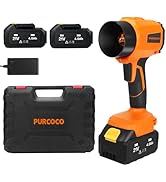 Purcoco Cordless Leaf Blower Dust Cleaner Handheld Electric Air Duster Jet Dry Mini Blower Turbo ...