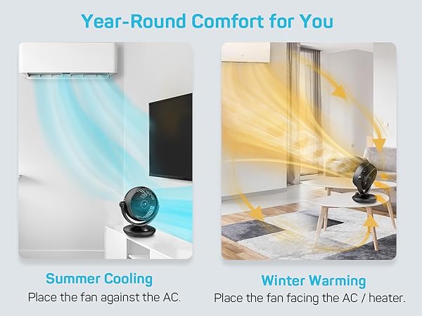 Air circulator fan