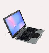 Nillkin for Samsung Galaxy Tab S10 FE Case with Detachable Keyboard, 7-Color Backlit, Trackpad, S...