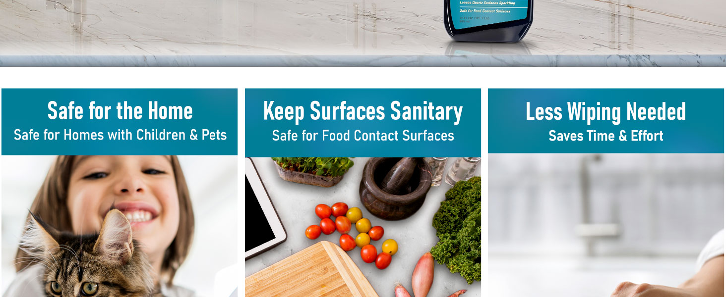Granite cleaner countertop polish stone shine streak free surface restorer natural degrease kitchen 