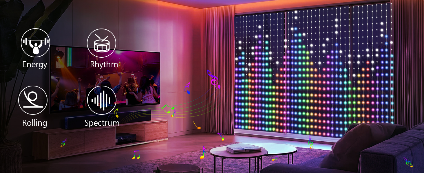 Smart Curtain Lights