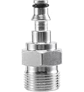 Silver Upgraded Quick Connection Pressure Washer- Hose Adapter for Vax,M22 Quick Insertion,251562...