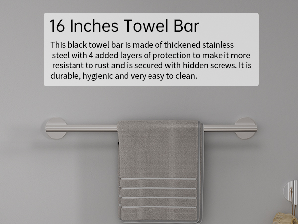 16 Inches Towel Bar