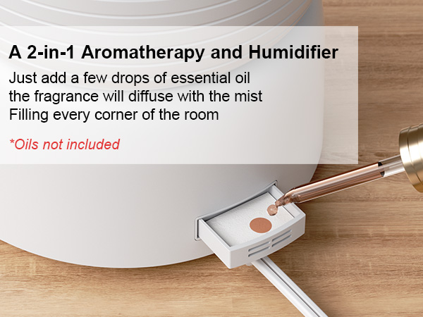 humidifier with Essential Oil Diffuser
