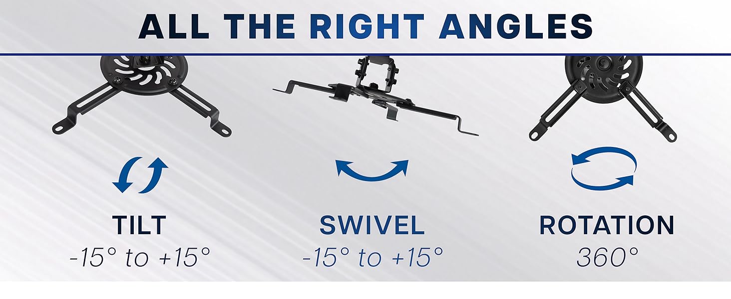 Extending Ceiling Projector Mount, Height Adjustable Projection