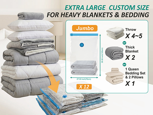 extra large vacuum storage bags