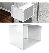 Through The Wall Air Conditioner Sleeve, 26 Inch AC Wall Sleeve cover with Galvanized Steel Sheet...