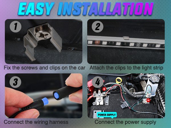 Aluminum Underglow Neon Accent Strip Lights