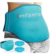 Comfytemp Ice Pack for Back Pain Relief, 2 Packs, FSA HSA Approved, Reusable Gel Lower Back Wrap ...