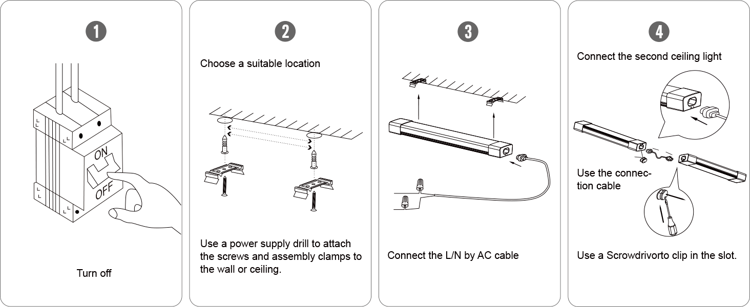 Plug-in Ceiling Light