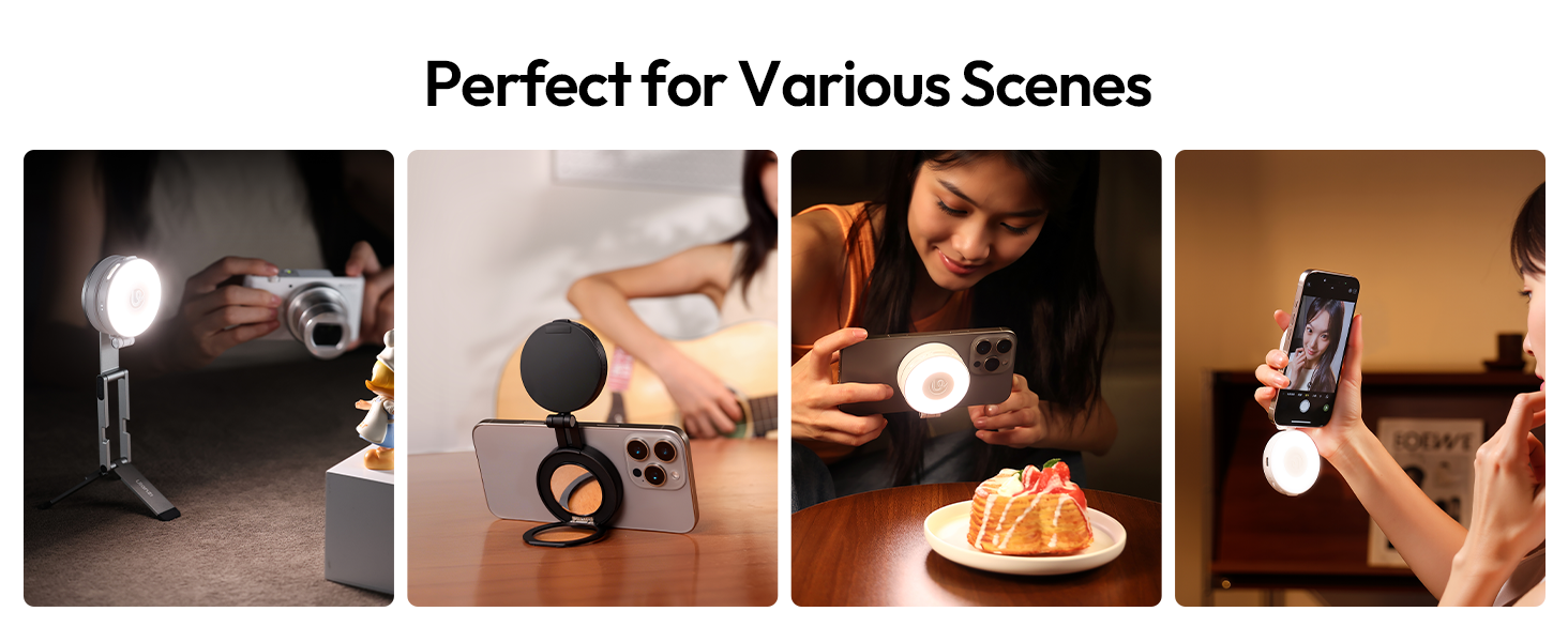 magnetic beauty selfie light for phones