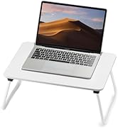 FISYOD Foldable Lap Table, Laptop Bed Desk, Portable Study Table, Laptop Desk/Stand for Bed, Ligh...