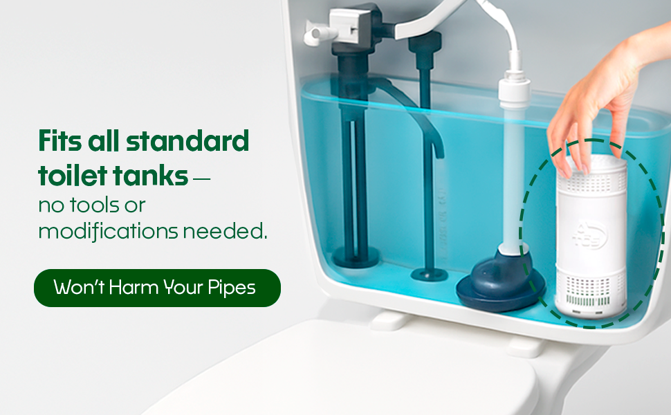 fits all tanks and wont harm your pipes