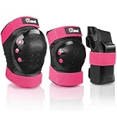 JBM Adult &amp; Kid Knee Pads Elbow Pads and Wrist Guards for Roller Inline Skating Scootering Skateb...