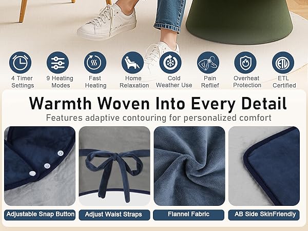 heating pad for neck and shoulders and back