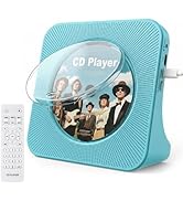 Fohil CD Player for Home with Bluetooth, Desktop Portable CD Player Built-in HiFi Sound Speakers,...