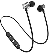 Gryshanyun Black in-Ear Headphones, Earphone in-Ear Stereo Headset Earphone Wireless Bluetooth He...