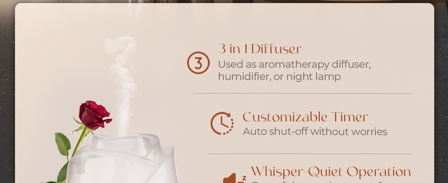 Earnest Living Rose Diffuser