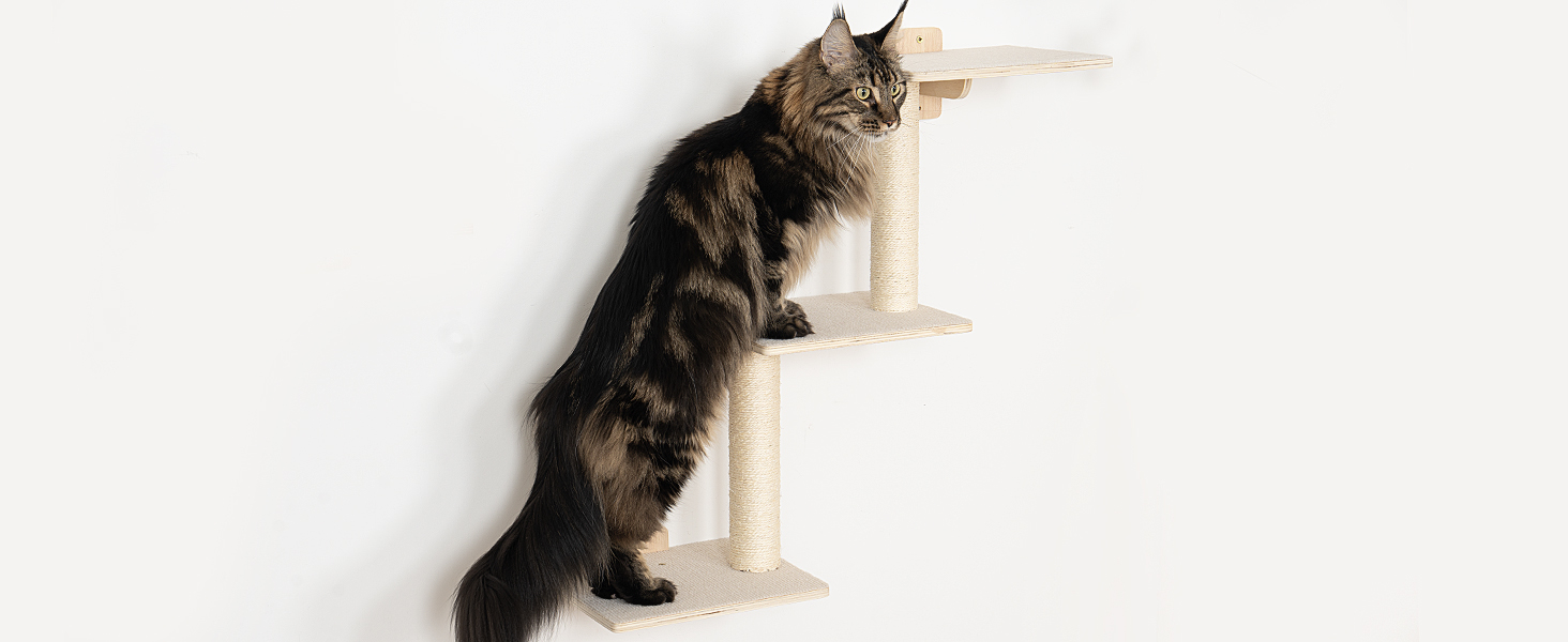 Natural Sisal Scratch Post Tree
