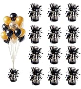 Moretreat Balloon weights, 12 pieces, aluminum foil, suitable for birthday parties, gatherings, w...