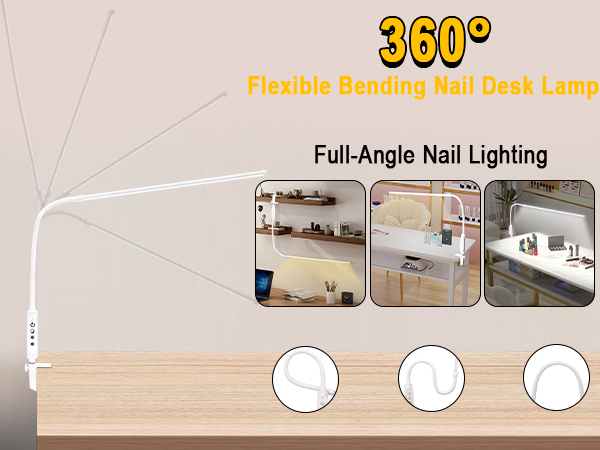 nail desk lamp