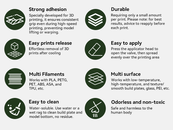bambu lab 3d printer glue