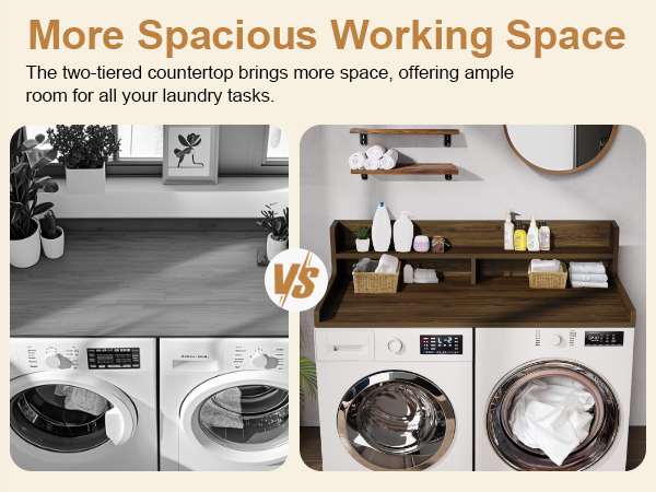 washer dryer countertop with shelf washer dryer topper laundry topper