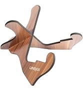 LINRAX GS2 Guitar Stand Floor, Universal Wooden Stand, Guitar Holder with Soft Rubber for Acousti...