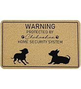Cabana Bro Funny Chihuahua Welcome Door Mat, Chihuahua Gifts for Women Doormat for Front Door Ind...