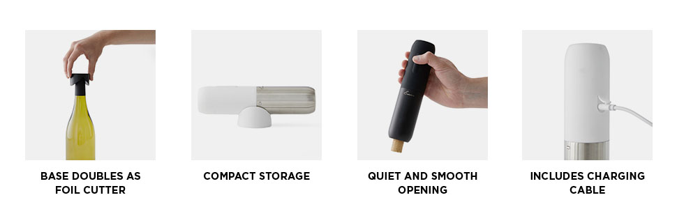 Rabbit Wine Compact Electric Corkscrew