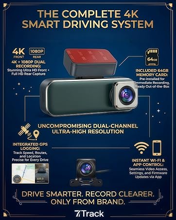 4K Dual Recording Dash Camera