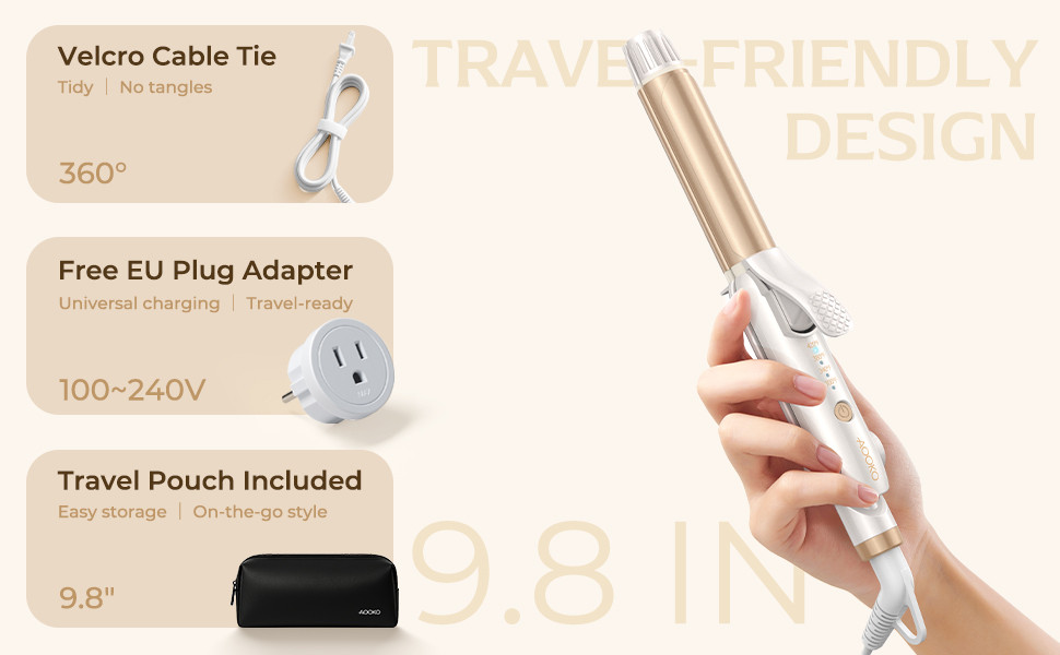 dual voltage curling iron