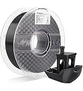 AMOLEN PLA 3D Printer Filament, High Speed Black PLA Filament 1.75mm, PLA 3D Printing Filament fo...