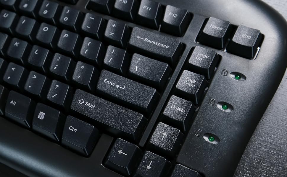 KBS-29 Natural_A Ergonomic Keyboard with Left-Side Numpad 