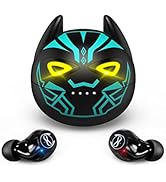 Instiwitt Bluetooth Earbuds Wireless Cartoon Headphones for Boys Women HiFi 3D Stereo 35H Play Ti...