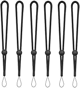 YOUOWO Wrist Lanyard Adjustable Length for Flashlight Wallet USB Flash Drive 6 PACK Hand Strap fo...