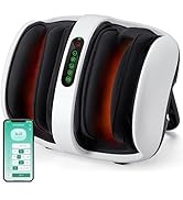 Nekteck Foot Shiatsu Massager for Circulation and Pain Relief, Smart Electric Massage Machine wit...