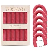 Togayu Heatless Curls Overnight Set - Jumbo Overnight Hair Curlers to Sleep In, Soft Velvet Hair ...