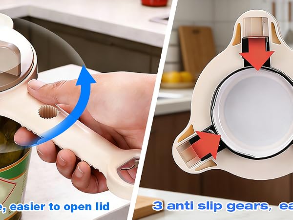 Opener for jars and bottles