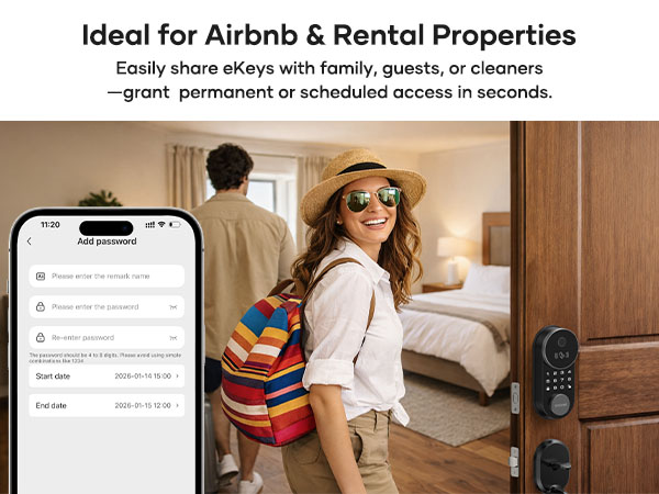keyless deadbolt lock