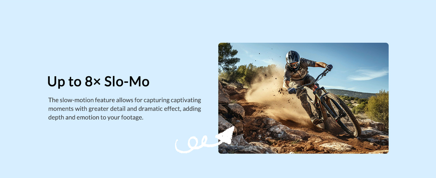 icefox Up to 8x Slo-Mo Action Camera
