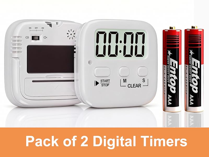 Pack of 2 Digital Timers